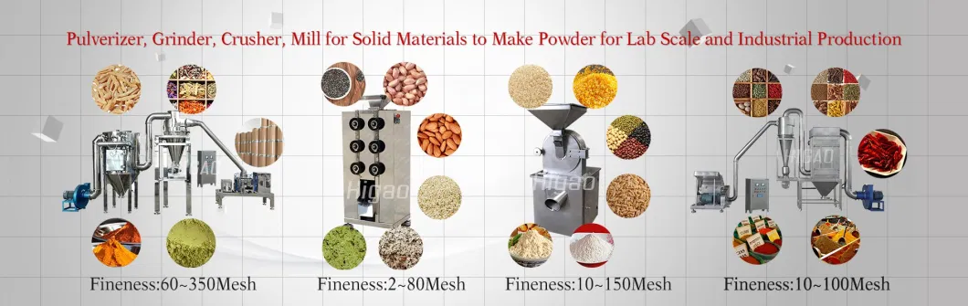 Hammer Mill Grinding Machine for Food Spices