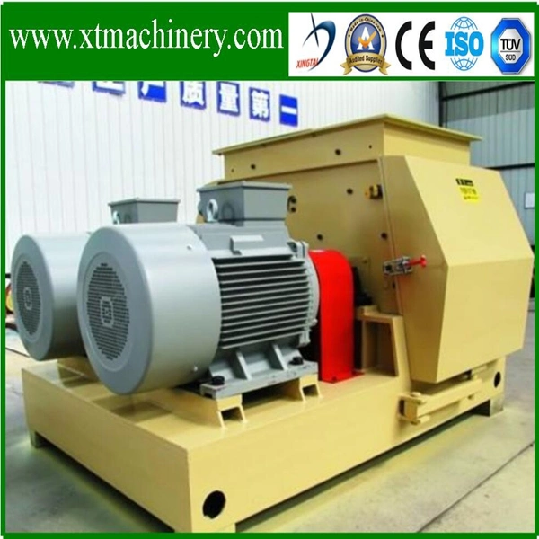 220kw Motor, Double Roller, 132PCS Blades Wood Sawdust Hammer Grinder