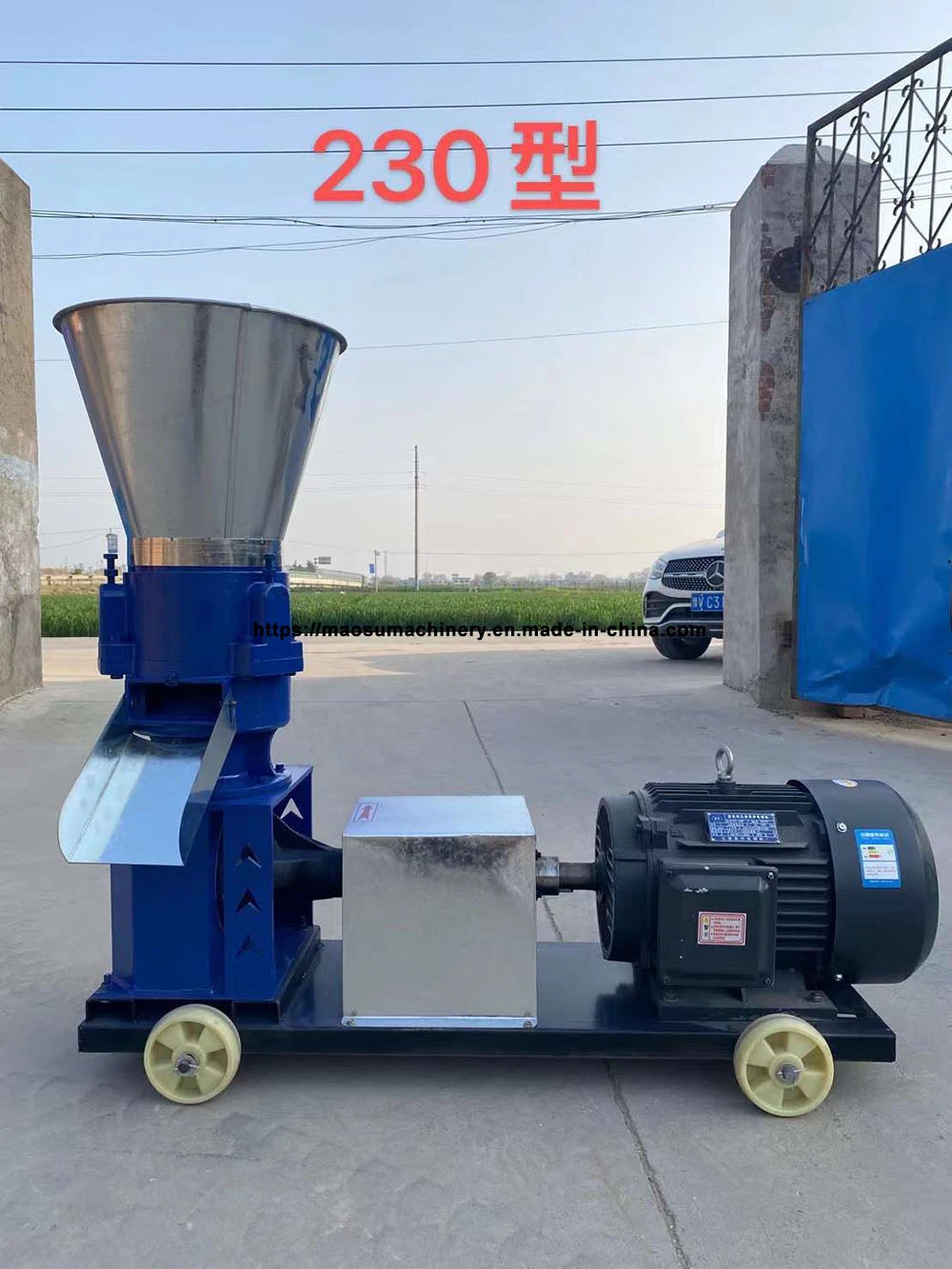 Automatic Diesel Engine Pet Fish Animal Pellet Mill for Shrimp Cattle Feed