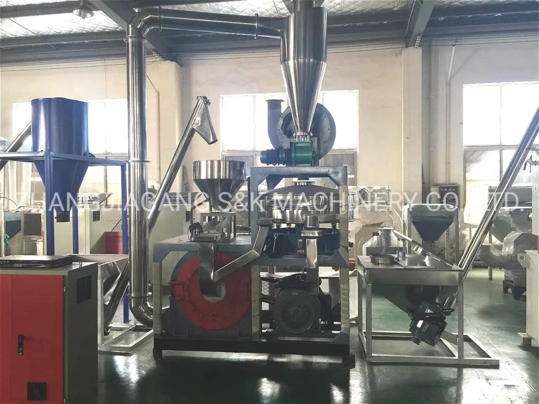 Plastic Waste PP PE PVC Pellet Recycling Machine Pet Wood Pulverizer Milling Grinding Machinery