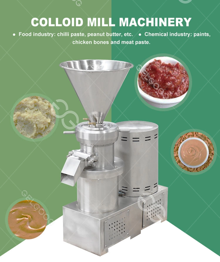 Commercial Colloid Mill Machine Ginger Garlic Paste Grinding Machine Pepper Chili Sauce Colloid Mill Grinder Sauce Making Machine Garlic Paste Maker Machine