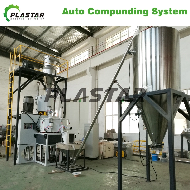 Powder Pellet Material Auto Conveying Dosing Weighing Batching Mixing Machine System