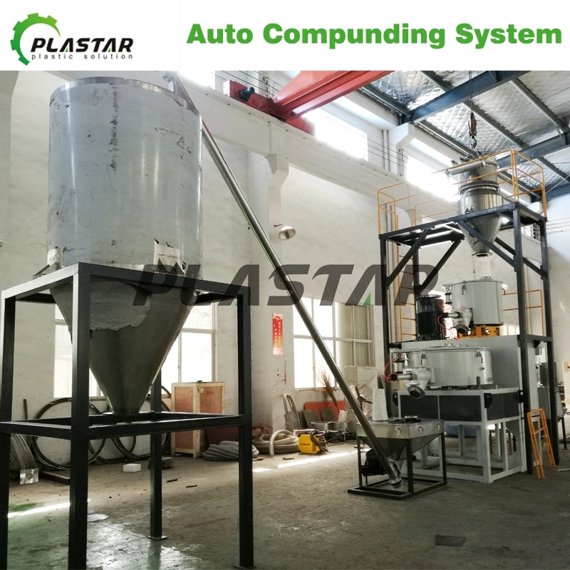 Powder Pellet Material Auto Conveying Dosing Weighing Batching Mixing Machine System