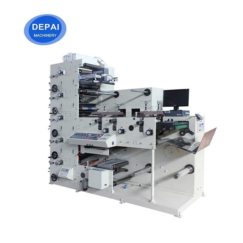 China Paper Label Tradmark Die Cut Bottle Labels Hot Foil Stamp Flat Bed Roll to Roll Die Cutting Converting Machine