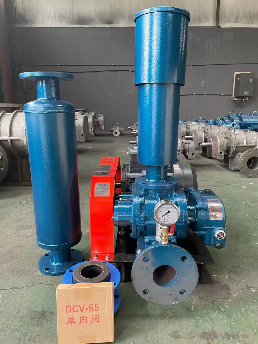 High Pressure Water-Cooled Three Lobes Roots Blower Pneumatic Conveying Equipment with Big Air Volume