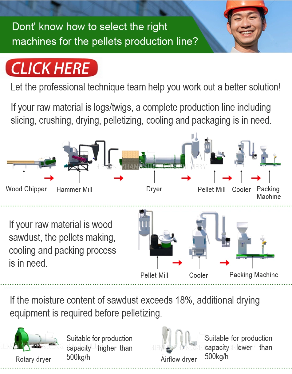 1-4t/H Biofuel Fuel Vertical Ring Die Sawdust/Straw/Rice Husk Pelletpress Wood