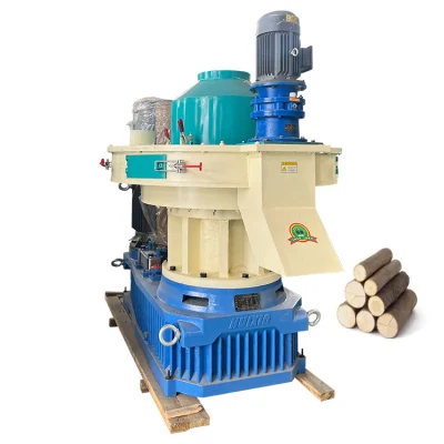  Eficiencia Granules de madera Fabricación de máquina anillo vertical Die Pellet Biomass Precio de la madera