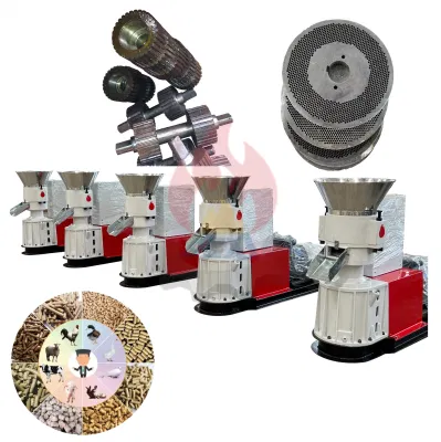  Máquina de procesamiento de pollo de alimentación de molino de pellet