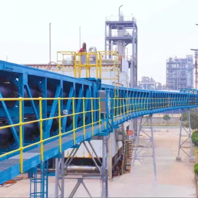  Minería Industrial entrega de materiales a granel Transporte tubería sistema de transporte de bandas Para planta química