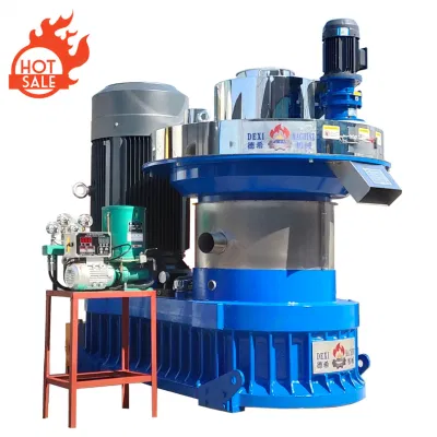  132Kw arroz Peanut Husk biomasa Madera Sawdust bagazo paja Chips Afeitando EFB Prensa Pelletizer combustible Biofuel Industria de producción de pellets Máquina de pellets