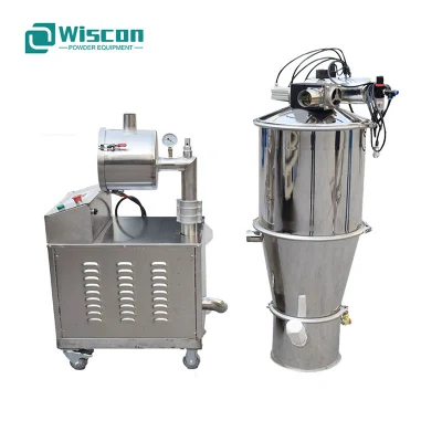  Neumático automático de vacío industrial sistema de transporte para los reactores de tanque de mezcla