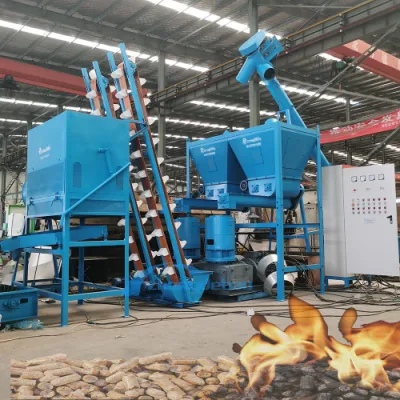  Madera Sawdust Pellet Molino máquina de refrigeración Alimentación Equipo de línea de procesamiento Máquina de pellets de madera de troqueles