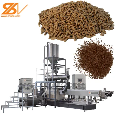  Los peces se alimentan de plantas prensa de pellet Feed prensa de pellet de peces flotantes
