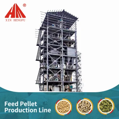  Alimentación animal línea de pellets Pollo Ganadería procesamiento de piensos Molino