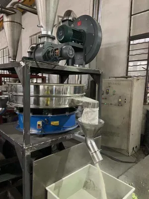  Máquina de molino de tubo de PE PE Pellet Molino Pulverizador de polvo de plástico que hace la máquina con polvo Removel moler y fresadora, máquina de reciclaje de plástico de PVC