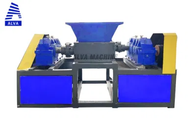  China Alva máquina de calidad de plástico recicladora de dos ejes trituradora