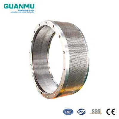  Acero inoxidable X46Cr13 (4Cr13) la Ganadería y Alimentación animal rumiante Pellet Anillo de máquina de hacer morir