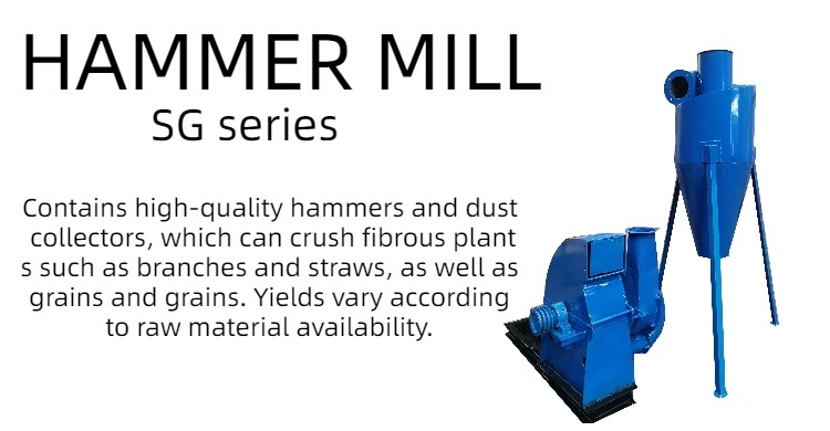 Wood Crusher Grinder Mini Hammer Mill Wood Crushing Machine Various Kinds