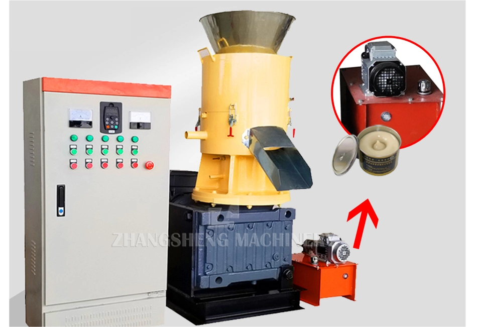 Industrial Durable Small Scale Automatic Flat Die Biofuel Wood Straw Pellet Mill