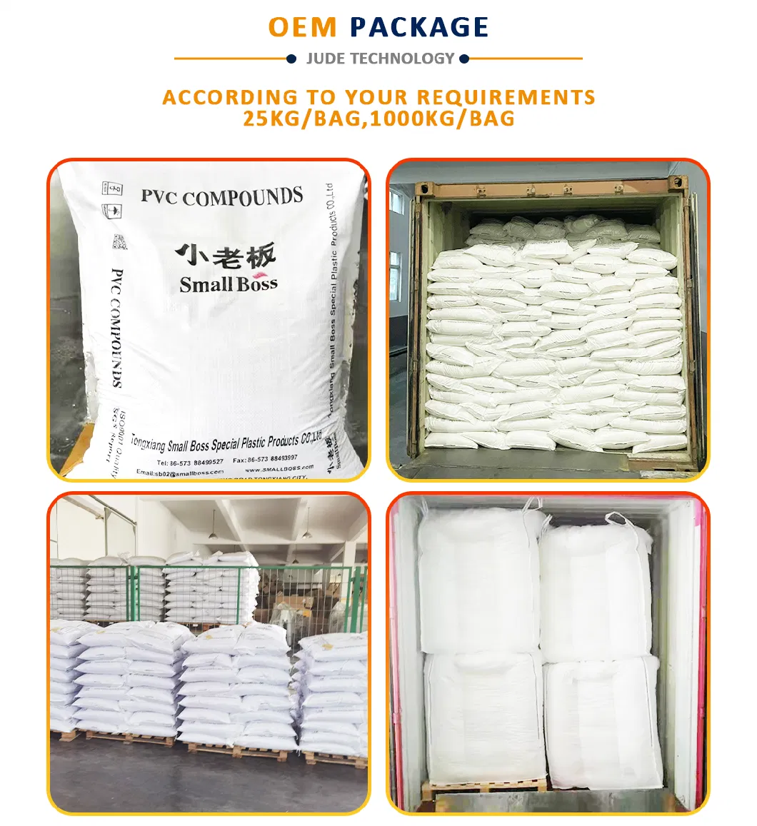 Factory PVC Raw Material Flexible PVC Soft Granules Pellets for Shoe Sole