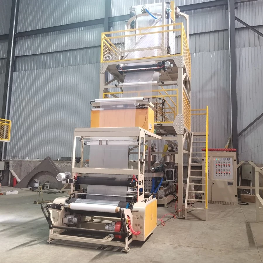 Quality 3-5 Layer Plastic PA/PE Co-Extrusion Sausage Casing Blown Shrink Film Production Line Extrusion Machine Film Blowing Machine