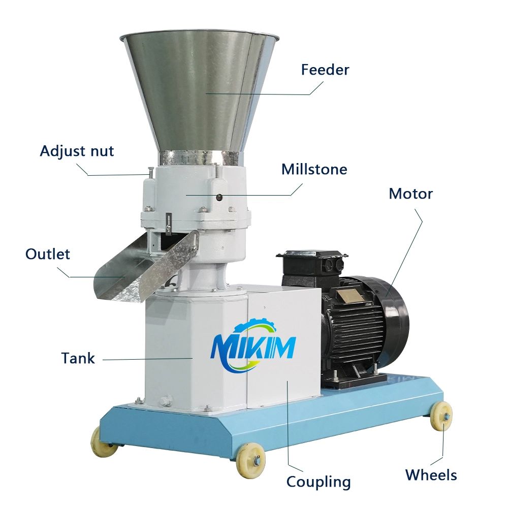 Animal Feed Processing Machines Flat Die Feed Pellet Machine Diesel Models Feed Pellet Making Machine