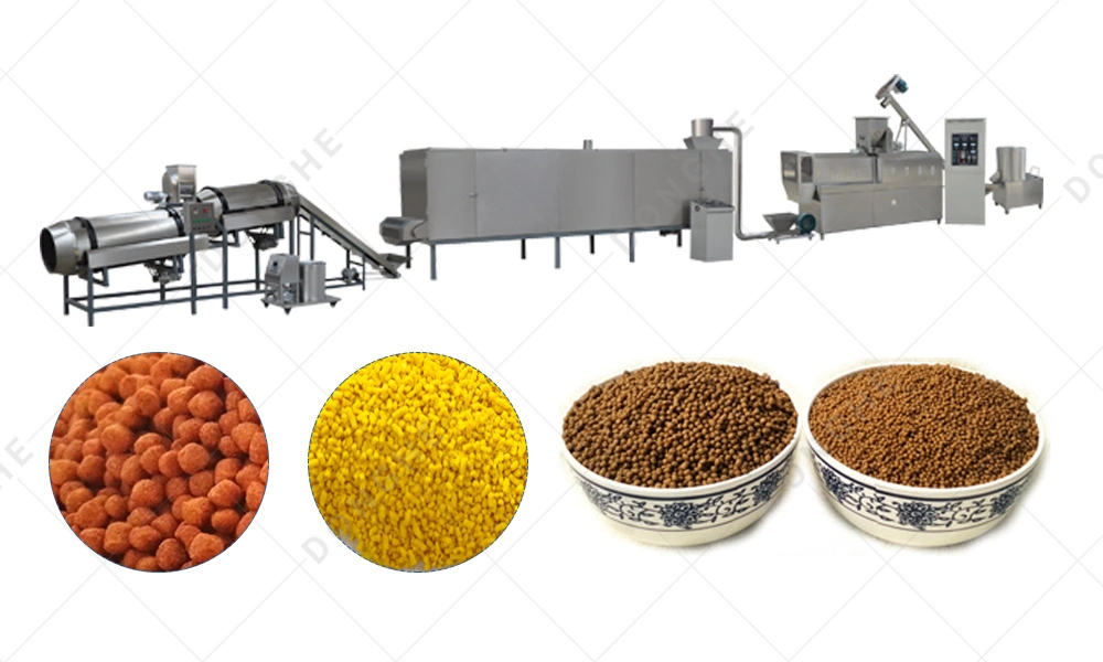 Dog Feed Pellet Manufacturing Machine High Quality Dog Feed Production Extruder
