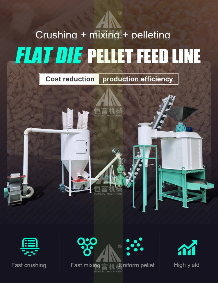 Fish Feed Pellet Machine Catty Feed Pellet Mill Animal Feeding Production Line