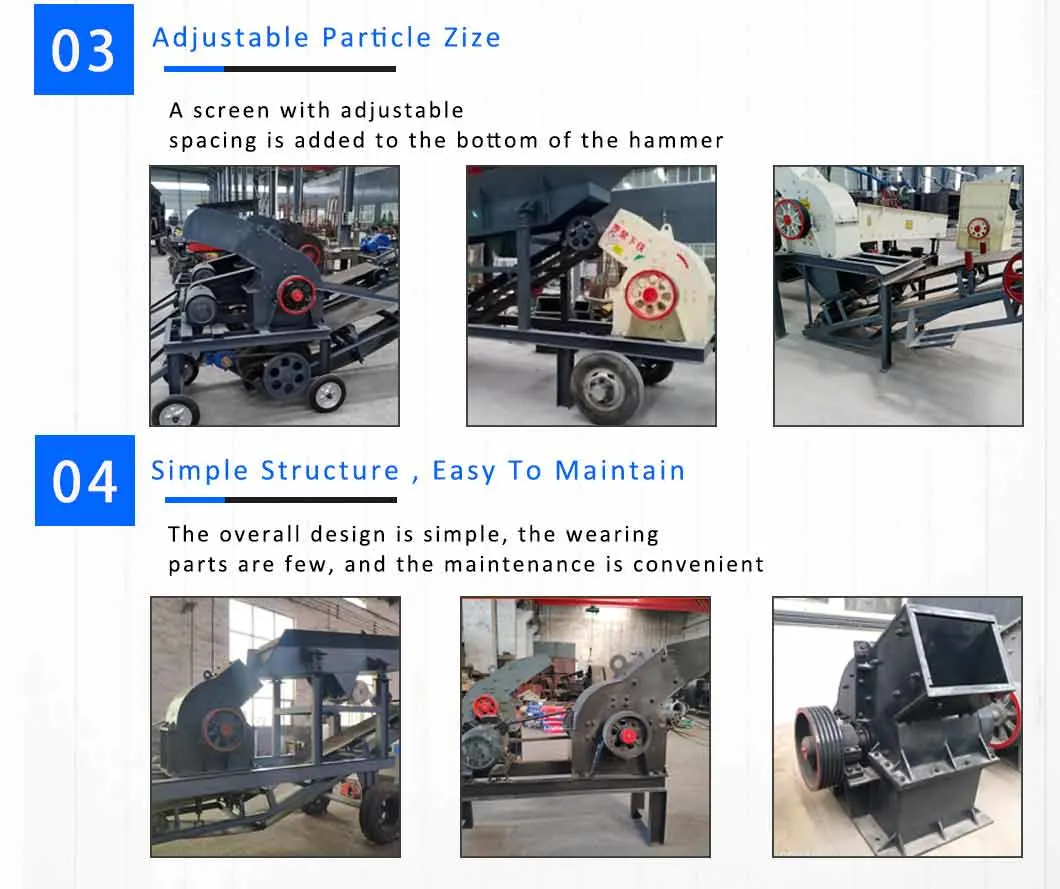 30tph Portable Diesel Mobile Hammer Crusher Machine for Stone Mining