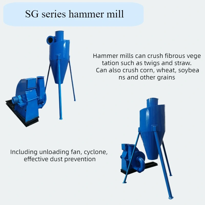 Wood Crusher Grinder Mini Hammer Mill Wood Crushing Machine Various Kinds