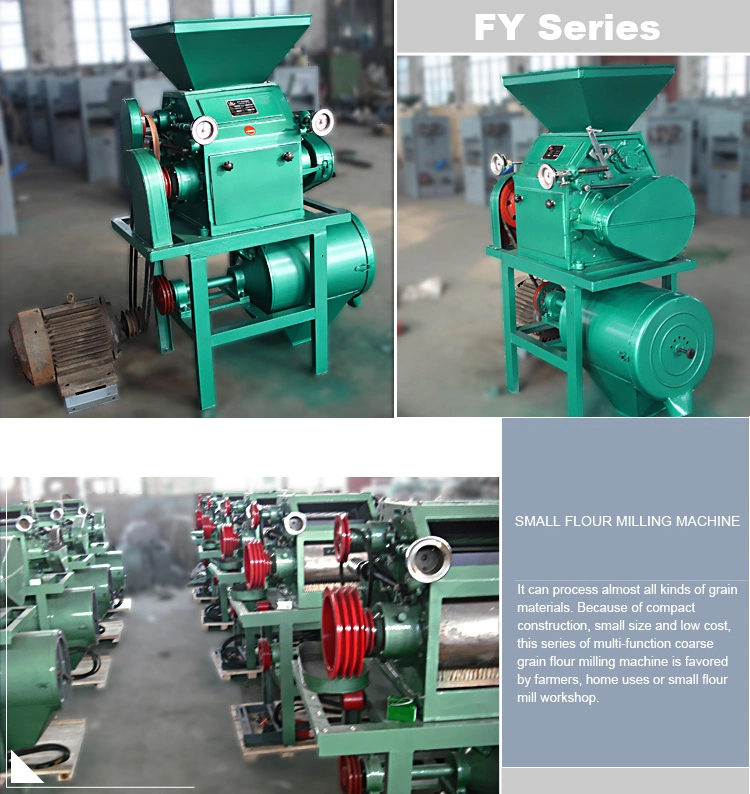 Farm Machinery Using 6fy-35 Small Wheat Flour Roller Mill