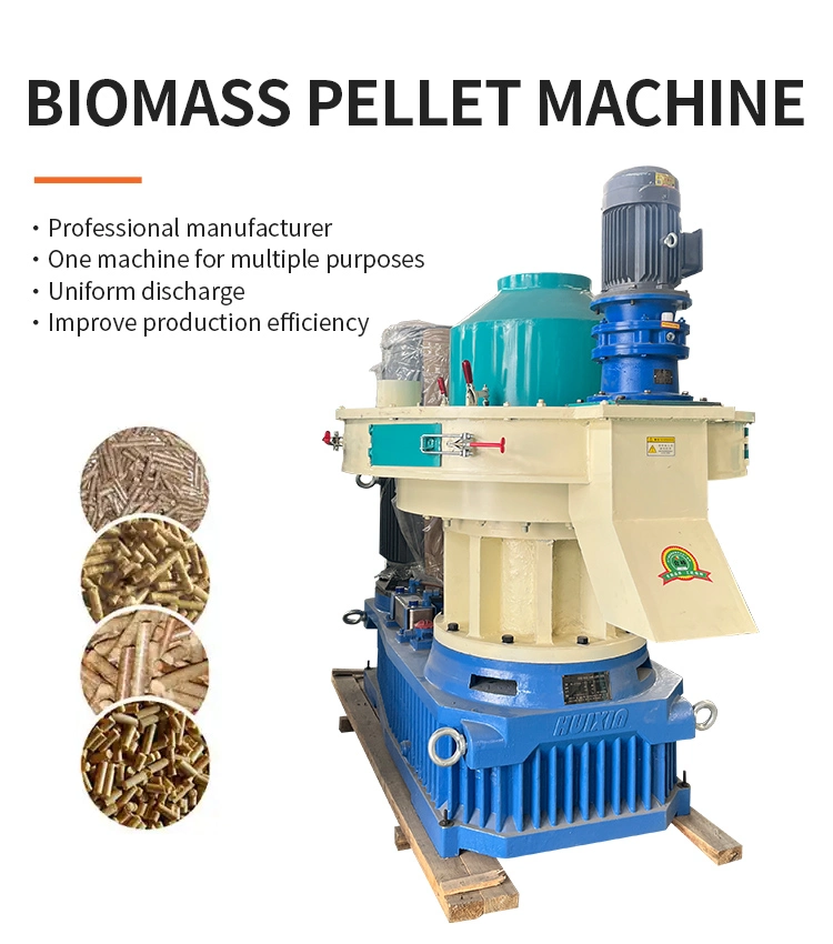 Sawdust Granular Mill Biomass Fuel Making Grass Press Wood Pellet Machine with Stainless Steel Ring Die