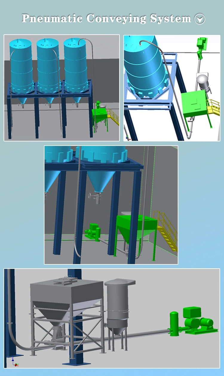 Cheap Price Bulk Ship Unloading Pneumatic Soft Tube Conveying System for Cement