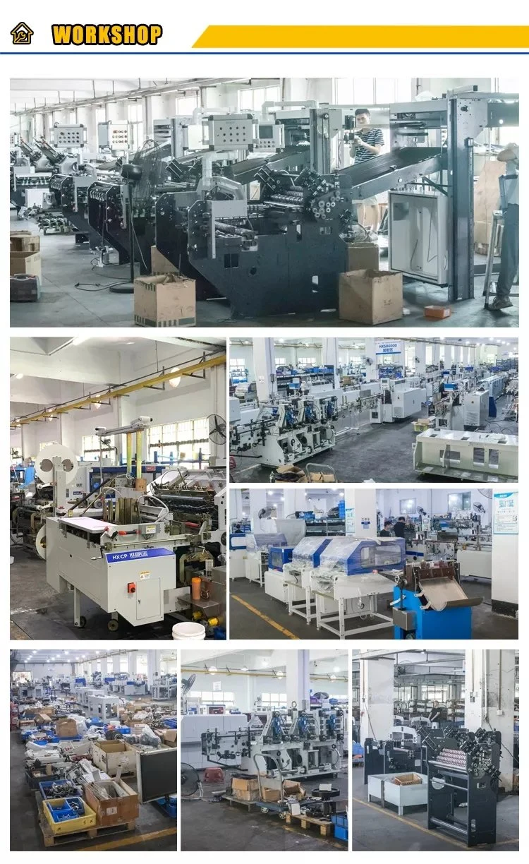 High Efficiency Automatic Paper Folding Machine with Round Pile Feeder