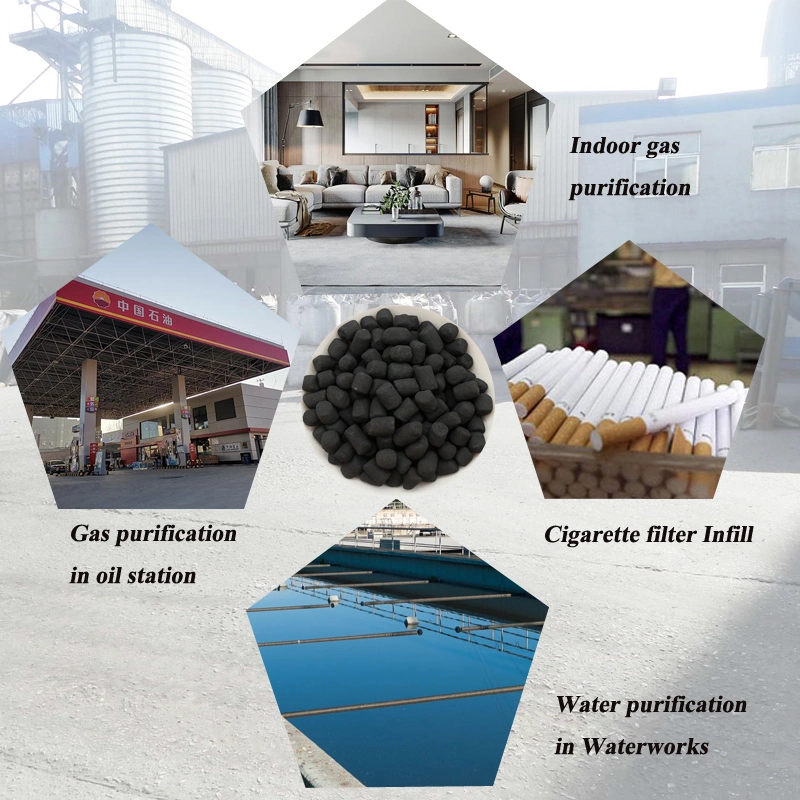 Gas Purification Columnar Activated Carbon Factory Supply Coal Based Activated Carbon