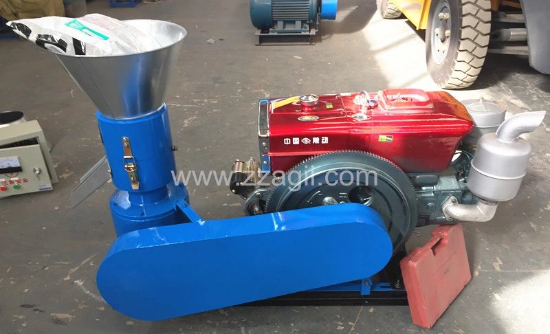 300kg/H European Standard Diesel Engine Wood Pellet Milling Machine