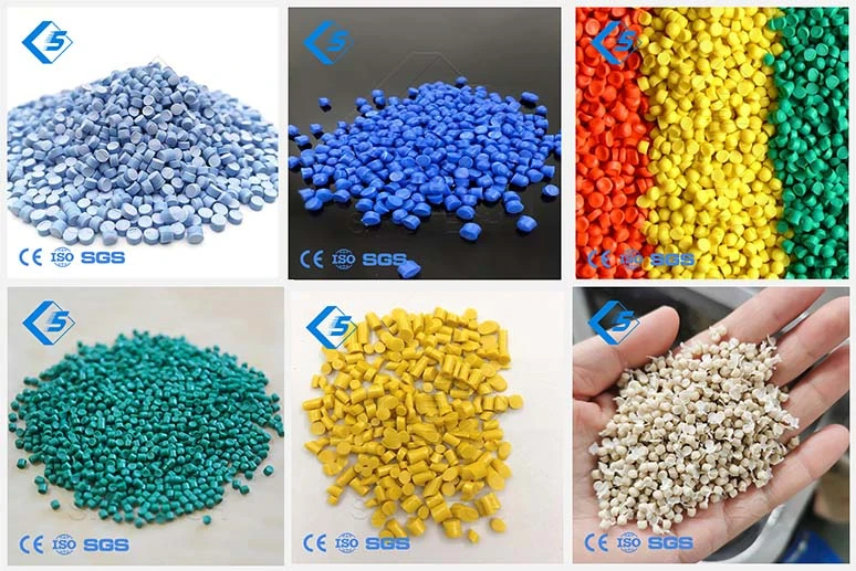Recycled Pellets PVC Plastic Extruder Granulating Machine Production Line