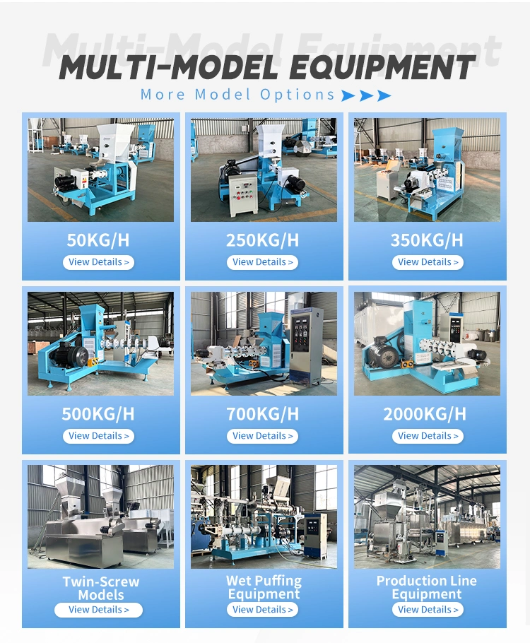 Floating Feed Extruder Processing Machines Shrimp Pet Dog Animal Food Pellet Making Machine Gasoline Fish Feed Pallet Machine