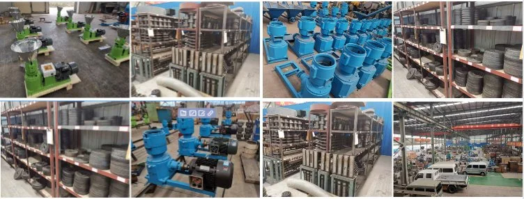 400-600kg/H Wood Pellet Line Mill Moving Roller 420 with Automatic Lubrication System Air Dryer and Packaging Hot Sell in South American