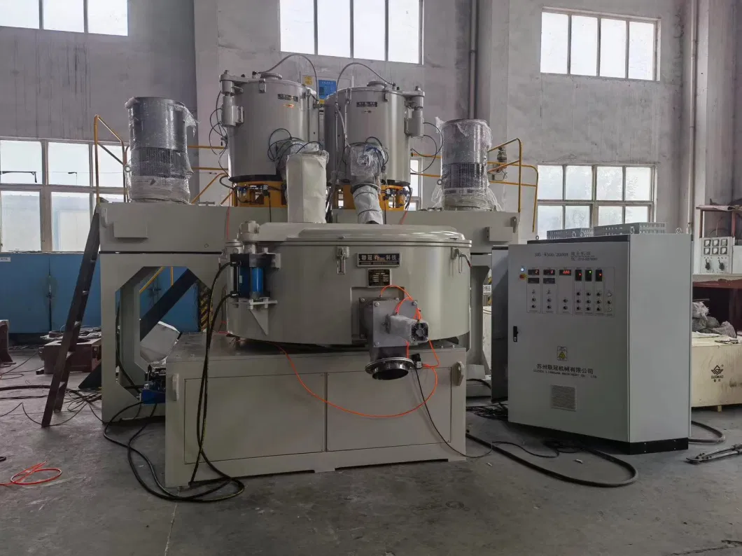 PVC Compound Mixer Chemical Powder Mixer High Speed Mixer Rubber Mixer with Pneumatic Conveying System Vacuum Conveyor Dosing System Weighing System