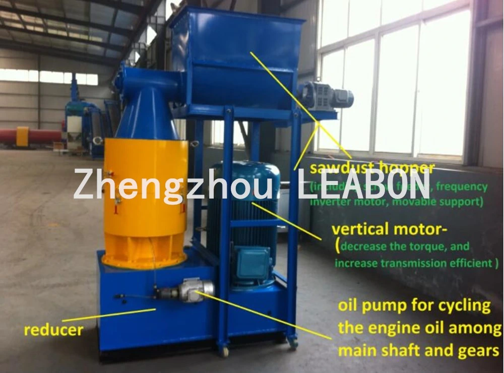 Wood Chips Sawdust Straw Milling Machine for Pelletizer Manufacturers with Output 1000-2000kg/H Flat Die Biomass Pellet Machine