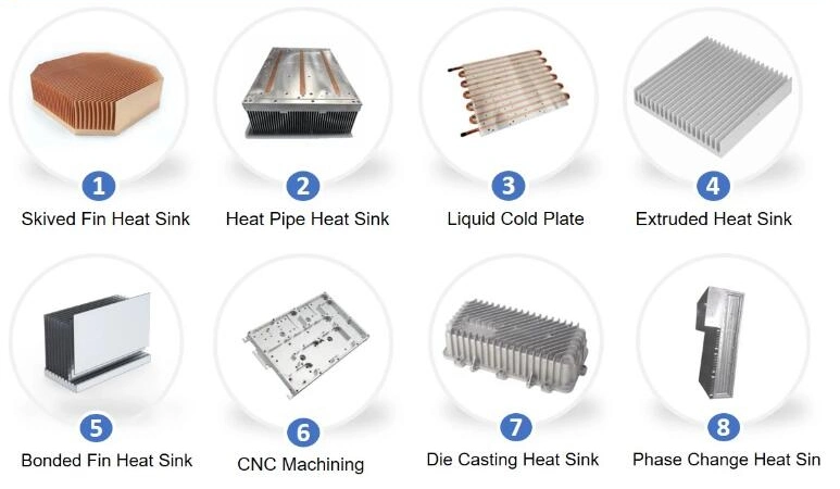 Large Aluminum Extruded Heatsink Heat Sink