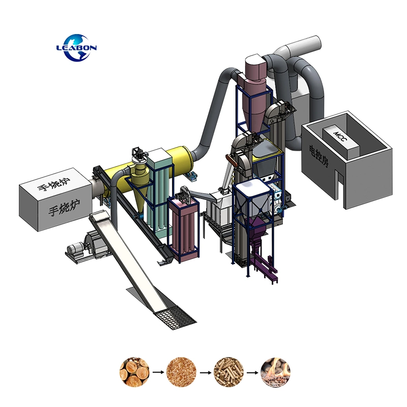 1000kg/H CE Ring Die Biomass Wood Sawdust Pellet Making Machine Pellet Machine