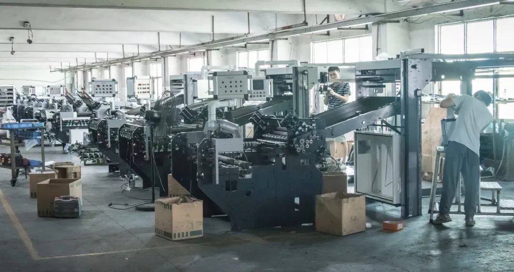 High Efficiency Automatic Paper Folding Machine with Round Pile Feeder