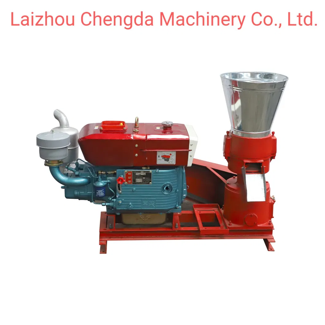 Kl150A Gasoline Engine Flat Die Pig Food Pellet Machine