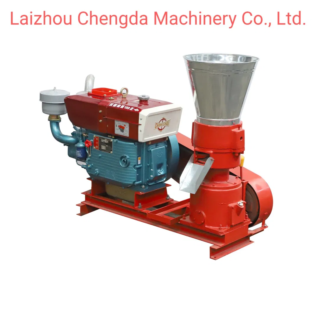 Kl150A Gasoline Engine Flat Die Pig Food Pellet Machine