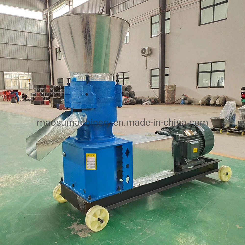 Low-Cost Flat Die Animal Food Pellet Mill Press Machine