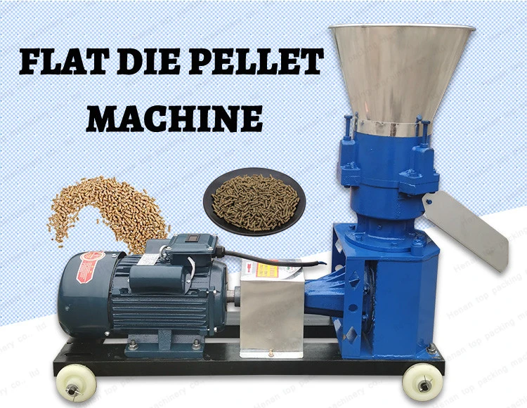 Automatic Feed Pelletizer Chicken Sheep Cattle Cow Goat Feed Pellet Making Machine Fish Shrimp Animal Feed Pellet Mill