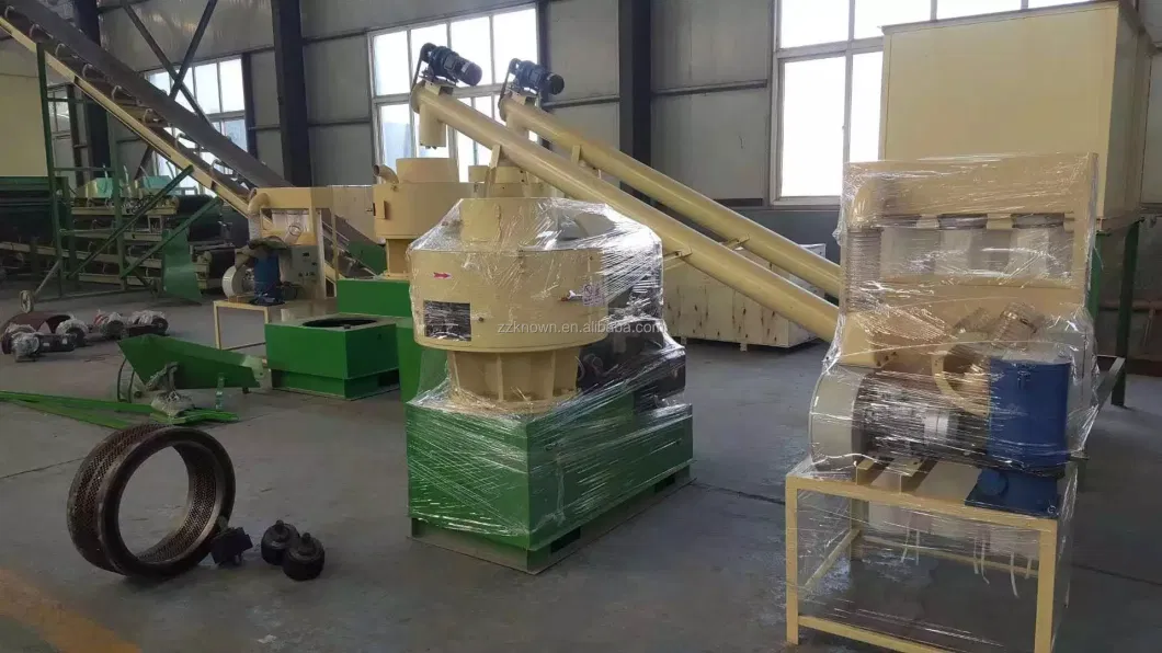 OEM Diesel Engine Wood Pellet Mill 100-300kg/H Biomass Fuel Wood Pellet Making Machine Roller Rotating Type Best Quality Pelletizer