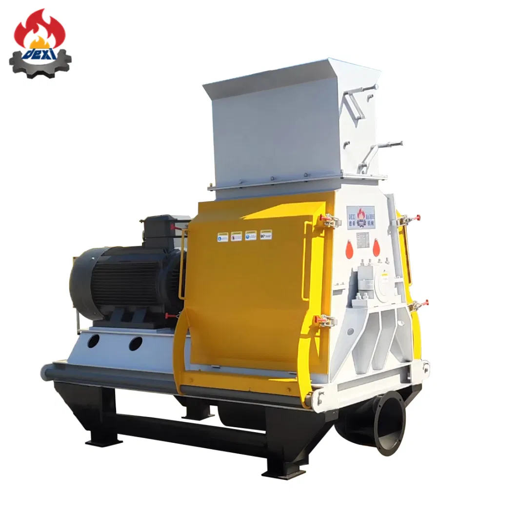 132 Kw Low Cost Wood Chips Straw Efb Veneer Waste Grain Hammer Pulverizer Grinder Crusher Machine Mill for Sale